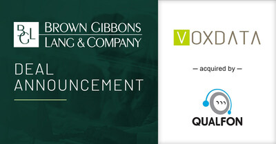 BGL Announces the Sale of VOXDATA Solutions to Qualfon Group