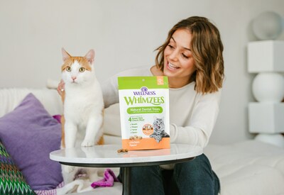 Just in time for Pet Dental Health Month, Wellness Pet Company announces the launch of Wellness WHIMZEES Natural Dental Treats for cats, the brand's first-ever dental treats for felines.