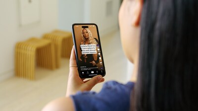 Example of AI Stories with watsonx on GRAMMYs social media channels