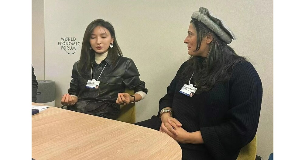 AHA Aiken Zou Shasha Attends World Economic Forum, interviews Oscar ...