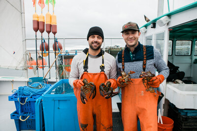 Co-Founders of Cousins Maine Lobster Sabin Lomac and Jim Tselikis. Photo provided by Cousins Maine Lobster, LLC.