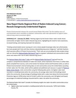 New Report Ranks Regional Risk of Radon-Induced Lung Cancer; Reveals Dangerously Undertested Regions. Testing saves lives.