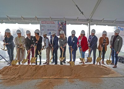 City officials and partners break ground on Seabrook Square affordable housing in Austin, TX Photo credit Maggie Eyster