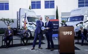 HYZON DELIVERS FIRST FOUR FUEL CELL ELECTRIC VEHICLES TO PERFORMANCE FOOD GROUP