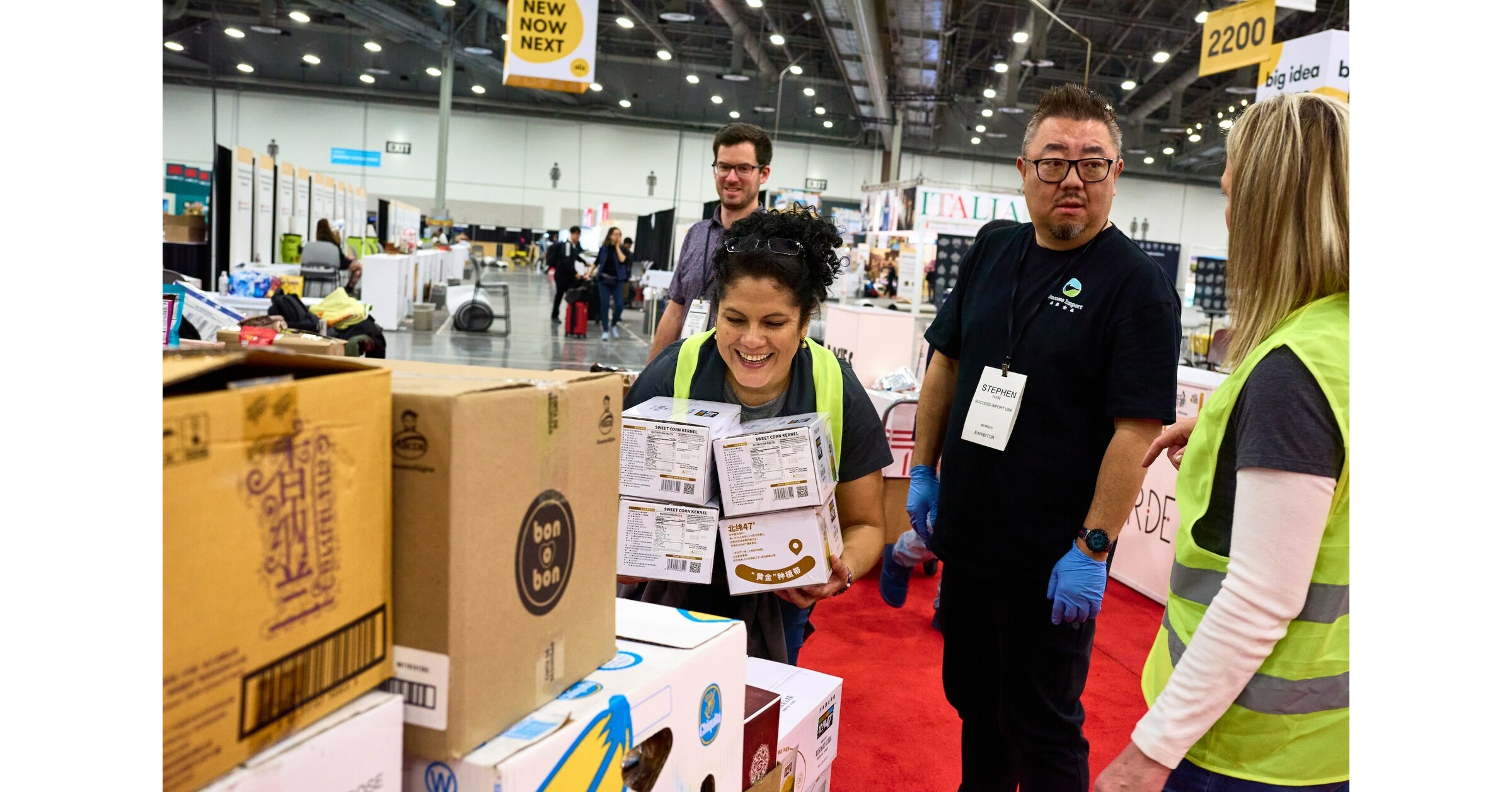 Specialty Food Association Winter Fancy Food Show Exhibitors Donate