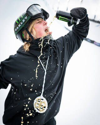 Monster Energy's Mia Brookes Win Gold in Women's Snowboard Slopestyle at X Games Aspen 2024