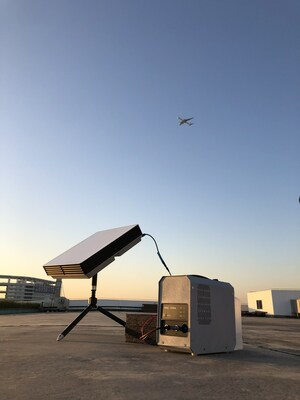 DMFC-KH-50R powering up a portable satellite ground receiver DMFC-KH-50R powering up a portable satellite ground receiver