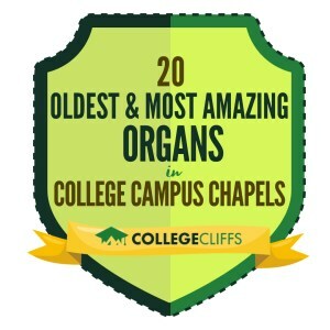 College Cliffs Names the 20 Oldest and Most Amazing Organs in College Campus Chapels