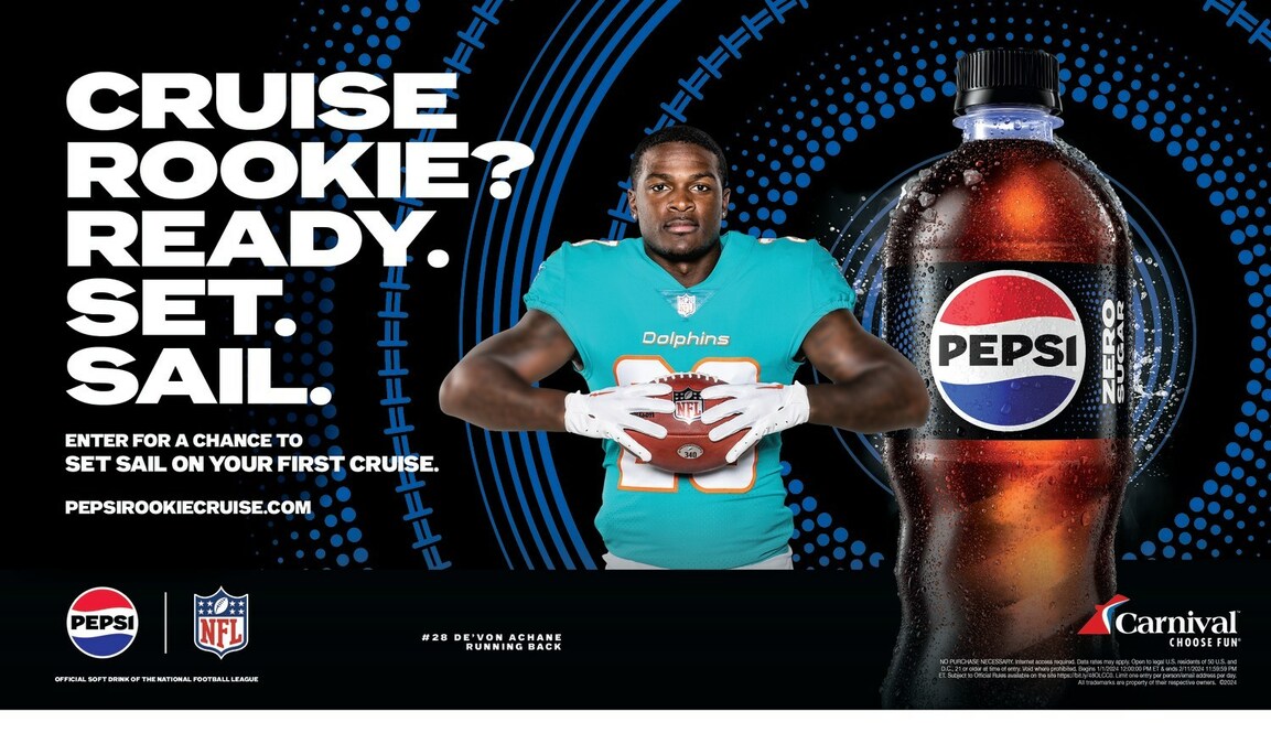 Pepsi to give away Zero Sugar sodas if Super Bowl team score ends