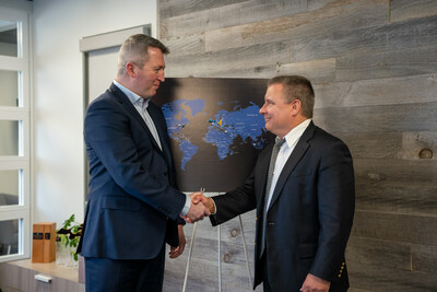 Velico President & CEO, Richard Meehan welcomes Andre Cap to the company as Chief Military Liaison Officer