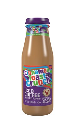 Victor Allen's Cinnamon Toast Crunchtm Ready-to-Drink Iced Coffee 13.7 oz Bottle