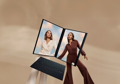 The ASUS Zenbook DUO 2024 (UX8406) is now available for pre-order in Canada on the ASUS eShop. (CNW Group/ASUS Computer International)