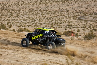 Polaris Factory Racing driver Brock Heger backed up his recent SCORE UTV Pro Open Championship by dominating the competition at the King of the Hammers Desert Challenge, leading wire-to-wire and taking the win behind-the-wheel of his RZR Pro R Factory