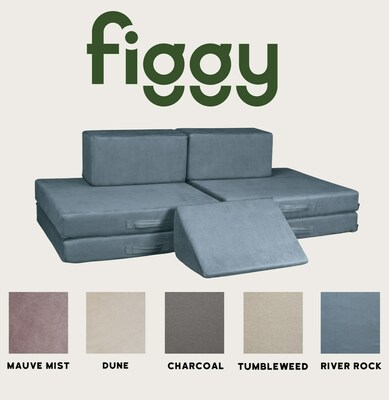 The Figgy play couch now available in new fabrics and colors. (CNW Group/Figgy)