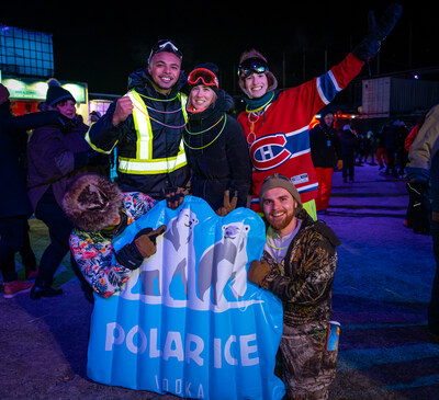 Polar Ice devient la vodka officielle du festival de musique le plus froid - Igloofest! (Groupe CNW/Corby Spiritueux et vins Communications)