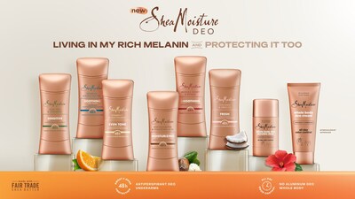 SheaMoisture full deo range collection.