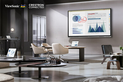 The enhanced partnership between ViewSonic and Crestron enables ease of use and efficient management of audiovisual technology.