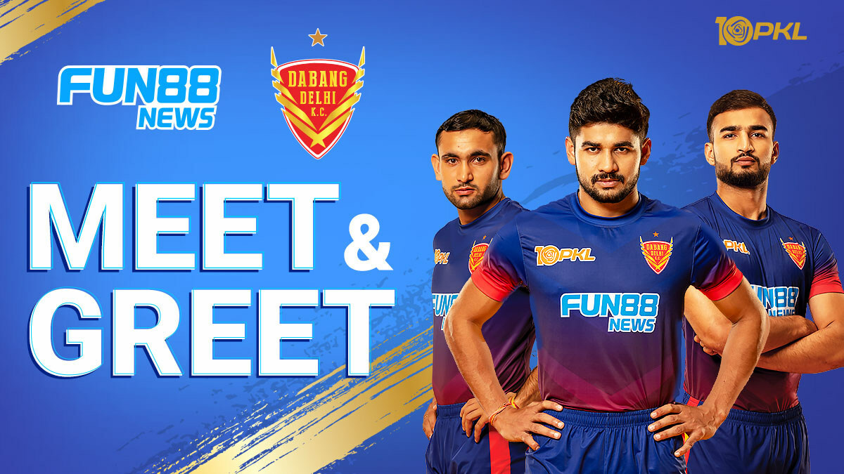 Fun88 Unveils Dabang Delhi Kabaddi Meet & Greet - A First in the Industry