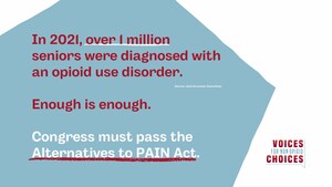 Voices for Non-Opioid Choices Coalition Applauds Introduction of Legislation to Expand Access to Non-Opioid Pain Management Options for Seniors