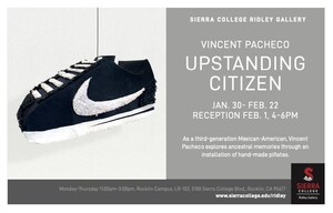 The Ridley Gallery at Sierra College Presents the Work of Vincent Pacheco: Upstanding Citizen from January 30-February 22, 2024
