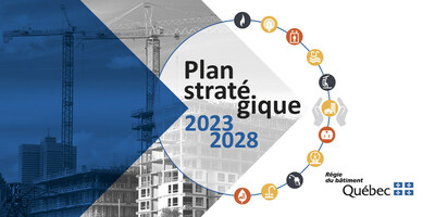 RBQ visuel Plan stratgique 2023-2028 (Groupe CNW/Rgie du btiment du Qubec)
