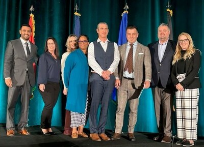 APUS leaders and the AMU Military Education Team received the CCME 2024 Institute of the Year Award on stage at CCME Symposium in Denver.