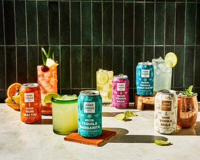 JuneShine's product offering includes ready-to-drink spirits.