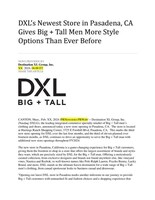 DXL's Newest Store in Pasadena, CA Gives Big + Tall Men More Style Options Than Ever Before