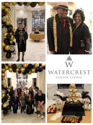 Residents and guests of Watercrest Macon Assisted Living and Memory Care had a roaring good time at their 1920's throwback party, a signature programming event at the luxury senior living community in Macon, Georgia.