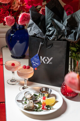 Complimentary Intimate Infusion Cocktail and Yours & Mine Oysters with K-Y Goodie Bag