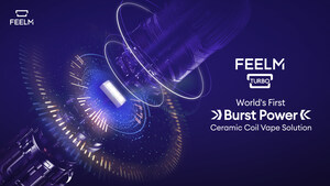 FEELM Introduces the World's First Burst Power Ceramic Coil Vape Solution - 0.5 Sec to Feel the Burst of Flavors