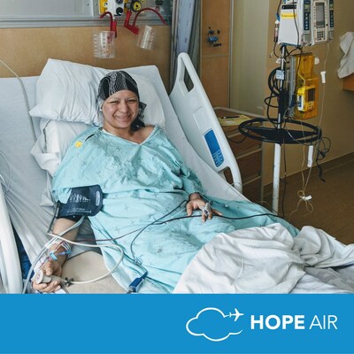 Lorena, Hope Air patient from Hearst, Ontario. (CNW Group/Hope Air)
