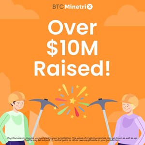 Bitcoin Minetrix Cloud Mining Pioneer Sees ICO Power Past $10 Million