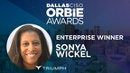 Enterprise ORBIE Winner, Sonya Wickel of Triumph