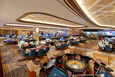 Interior of INSPIRE Casino exclusive for international visitors