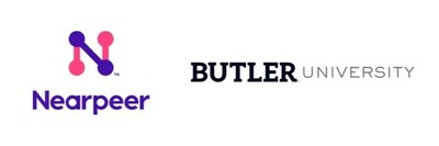 Nearpeer and Butler University logos
