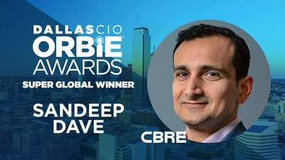 Super Global ORBIE Winner, Sandeep Dave of CBRE