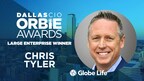 Large Enterprise ORBIE Winner, Chris Tyler of Globe Life