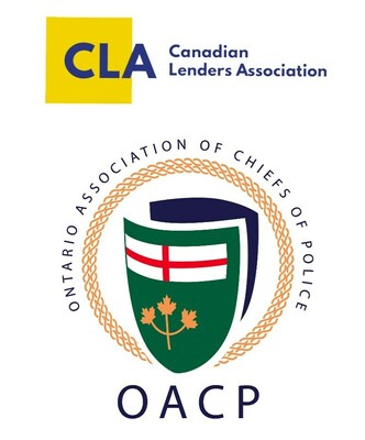 Logos of the Canadian Lenders Association (CLA) and the Ontario Association of Chiefs of Police (OACP) (CNW Group/Ontario Association of Chiefs of Police)