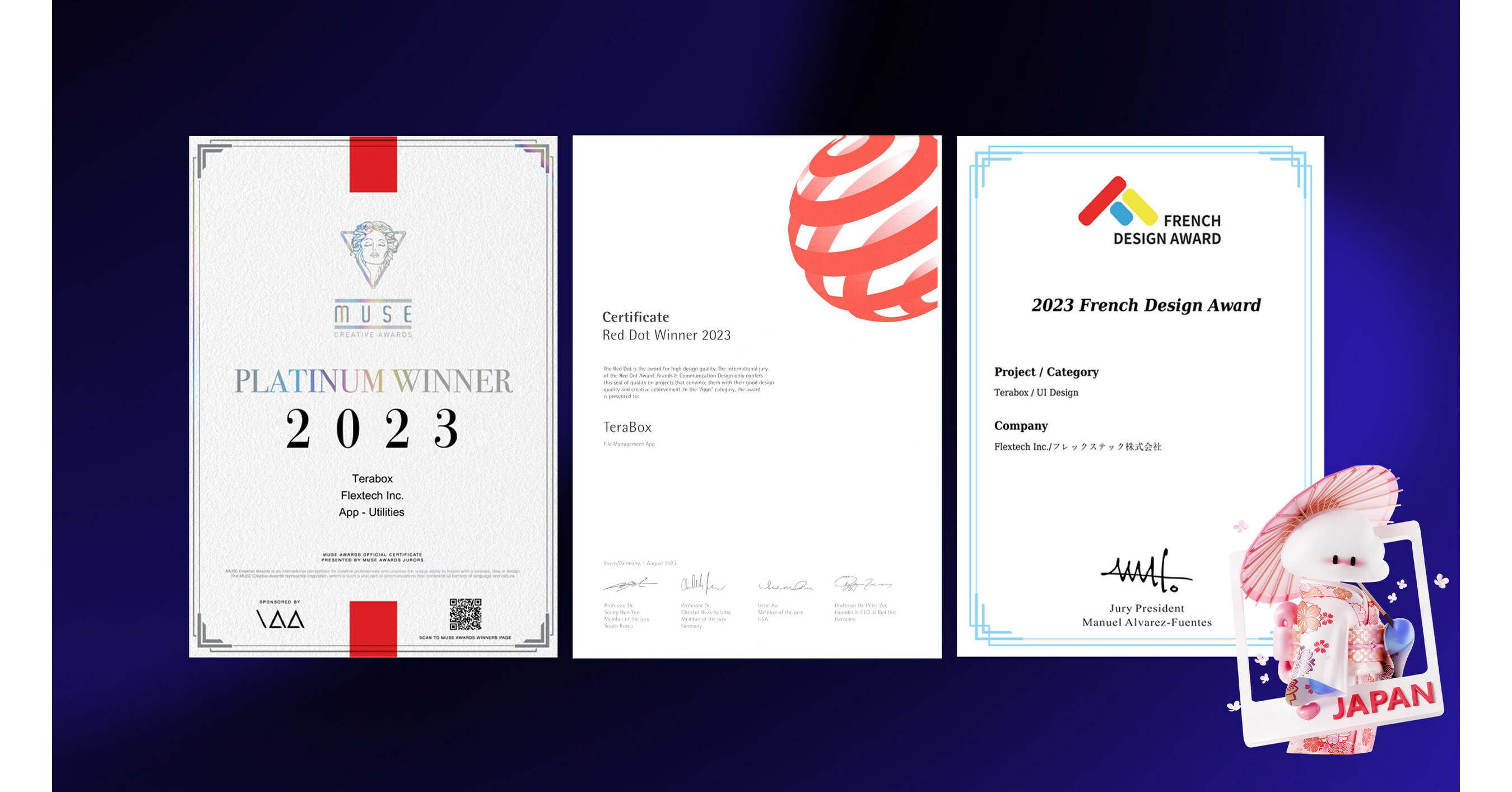 TeraBox Unveils New Logo, Introduces Brand Mascot Terara, and Celebrates Prestigious Awards