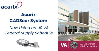 Acarix CADScor System Now Listed on U.S. VA Federal Supply Schedule