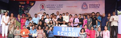 St Joseph School Malad wins the trophy (PRNewsfoto/Children’s Academy Group of Schools)