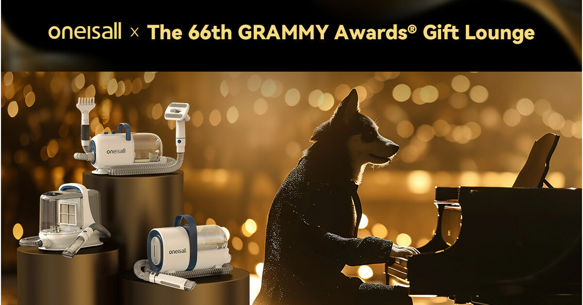 Oneisall Showcases Flagship Product Cozy C1 Grooming Vacuum Kit at the 66th Grammy Awards Gift Lounge