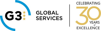 G3 Global Services 30th Anniversary Logo