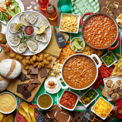 Hormel Foods Corporation is joining a hot new trend just in time for the Big Game. Customized with hometown fare from Kansas City and San Francisco, the HORMEL® Chili board will be the centerpiece of any Big Game party.