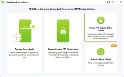 How to Easily Bypass FRP on Motorola with FonesGo Android Unlocker