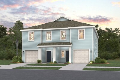 New Paired Homes in Jacksonville, Florida | Davor Floor Plan | Dogwood Series at The Landings at Pecan Park by Century Communities