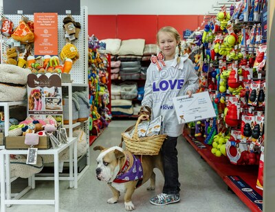 As part of their win for Petco Love Stories, Brynn and Biggie earned a shopping spree at Petco! Brynn also received a pair of BOBS footwear and a year's supply of Yummers Pet Supply Co. pet products for Biggie.