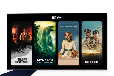 The company's 2024 premium TVs,4 are industry first to support both Dolby Vision and Filmmaker Mode, a cinematic experience available with Apple TV+ titles mastered in Dolby Vision.