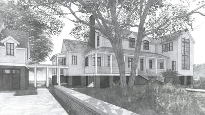 2024 Southern Living Idea House - Rendering by MHK Architecture